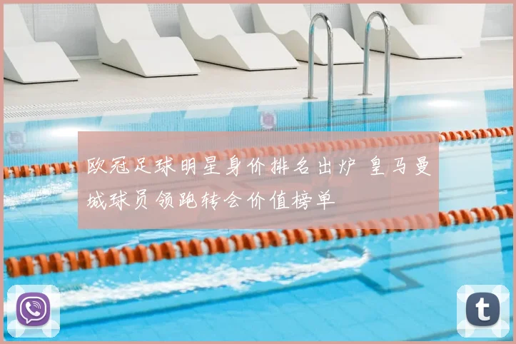 欧冠足球明星身价排名出炉 皇马曼城球员领跑转会价值榜单